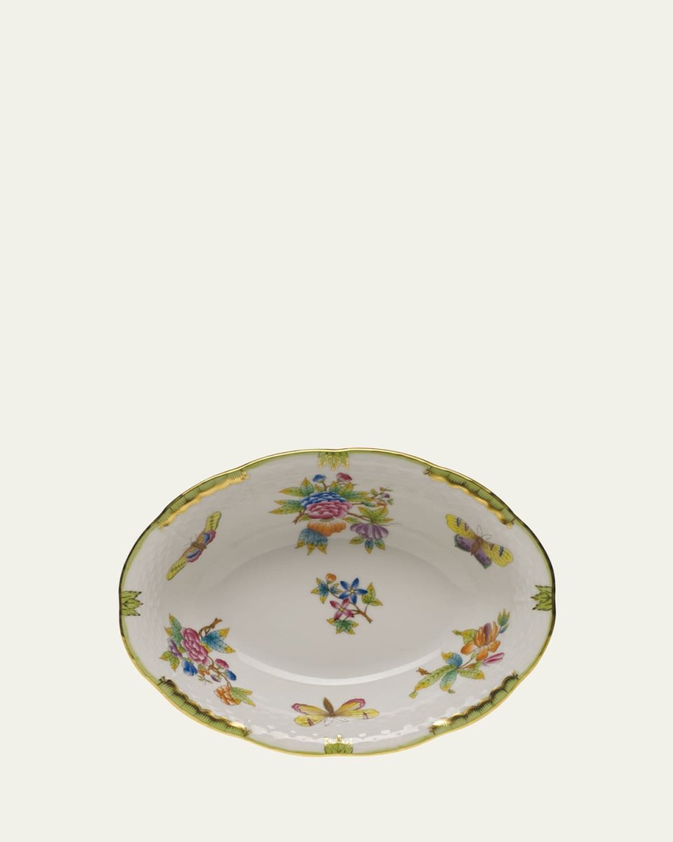 Queen Victoria Oval Vegetable Dish
